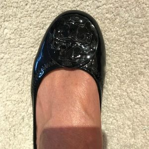 Tory Burch Black Patent Leather flats